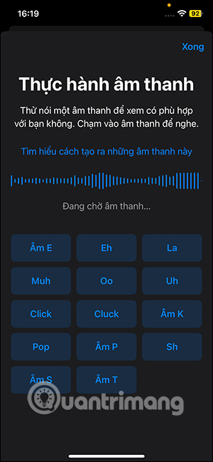 Thực hành âm thanh trên iPhone