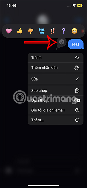 Emoji tin nhắn iOS 18 