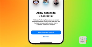 Cách giới hạn danh bạ ứng dụng truy cập trên iOS 18