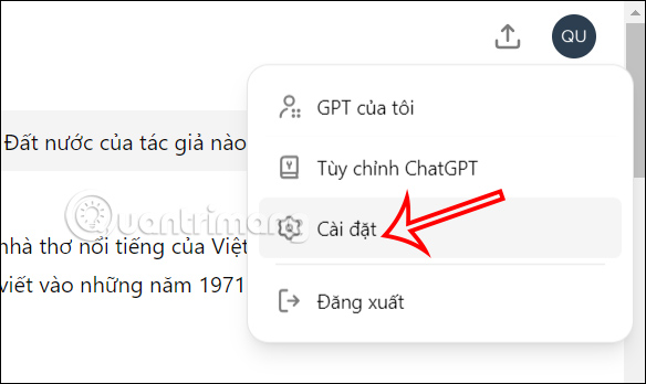Cài đặt ChatGPT