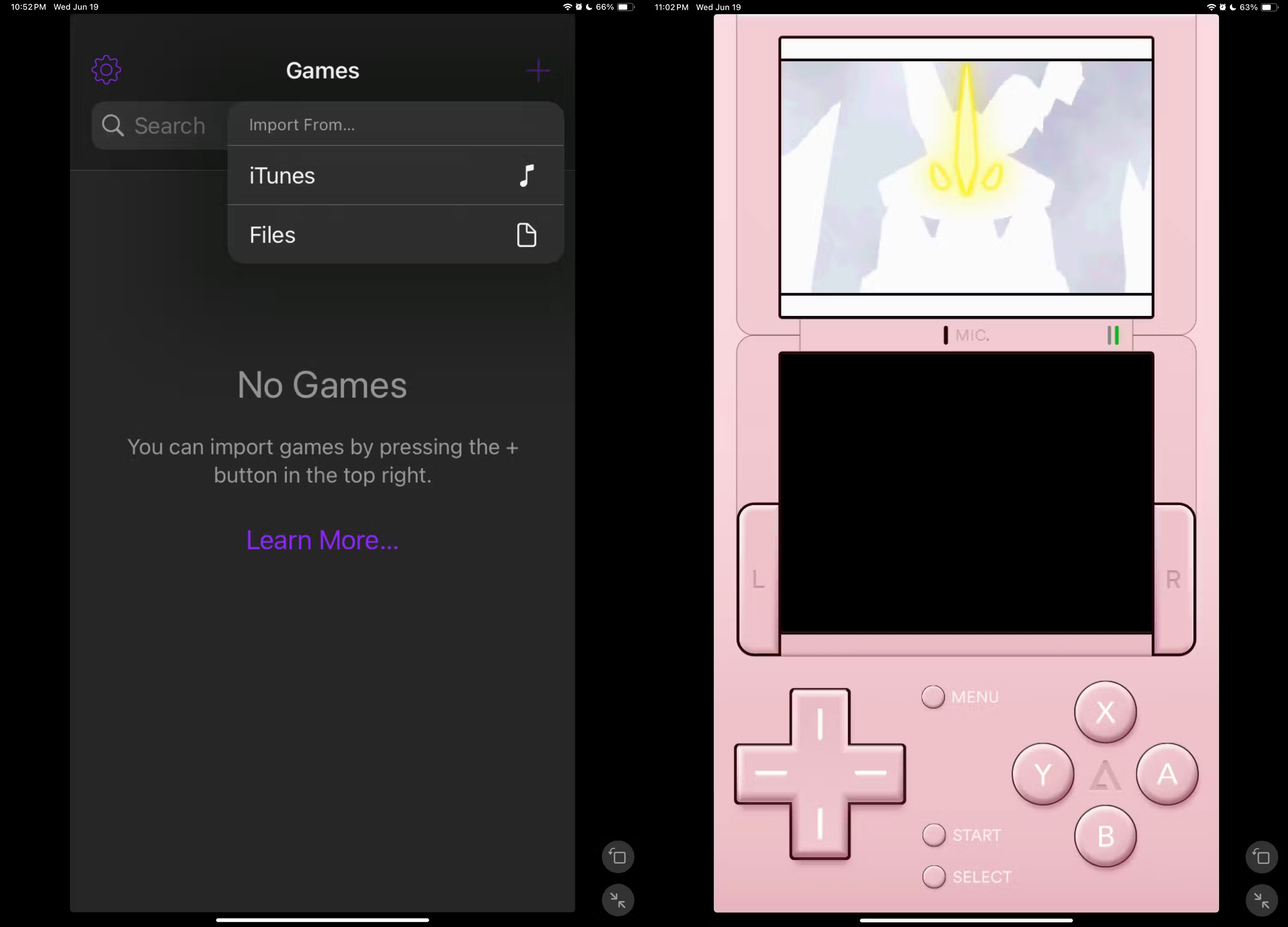 Dùng trình giả lập Delta để chơi Pokemon trên iPad
