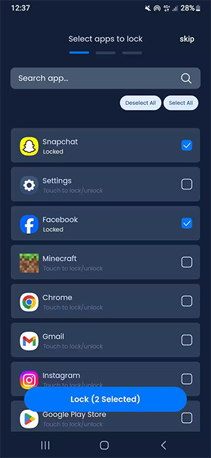Ứng dụng App Lock
