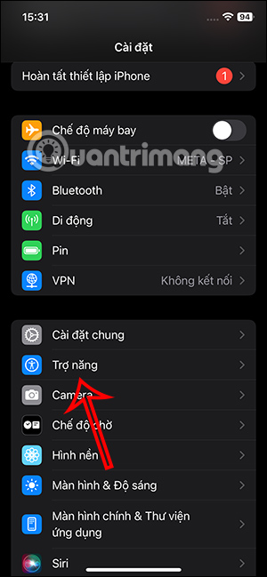 Trợ năng trên iPhone