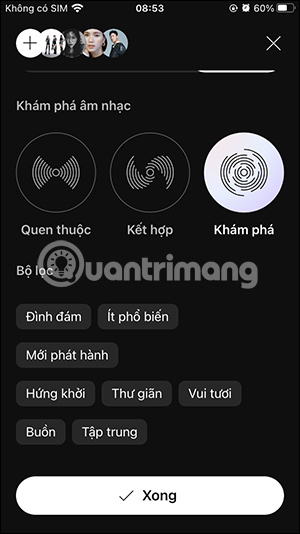 Chọn phong cách radio