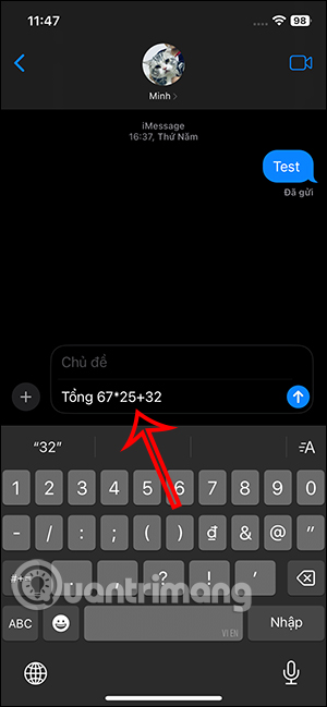 Nhập phép tính