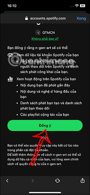 Kết nối DNA Spotify