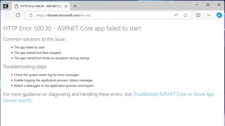 Website .NET chính thức của Microsoft vừa bị sập trên toàn thế giới
