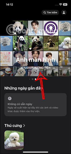 Chế độ xem nhanh ảnh chụp màn hình iPhone 