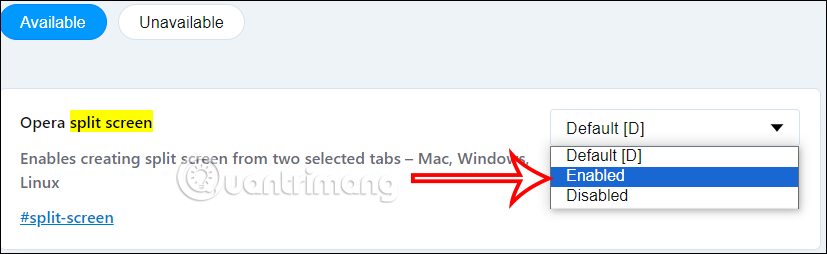 Kích hoạt chia đôi màn hình trên Opera