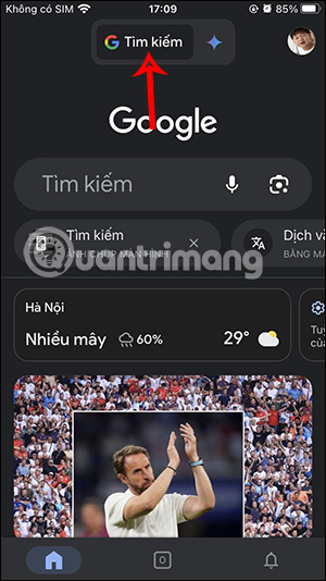 Quay về Google Search