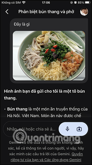 Kết quả từ Gemini