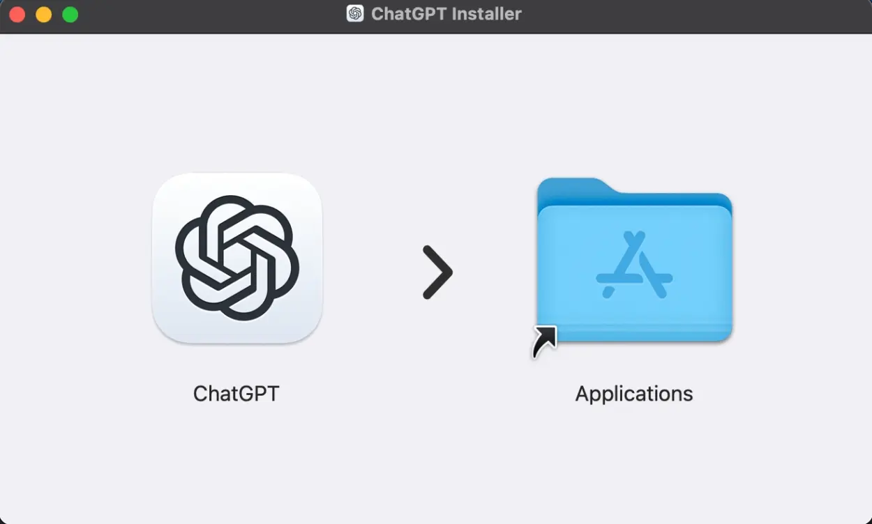 Cài đặt ứng dụng ChatGPT Mac