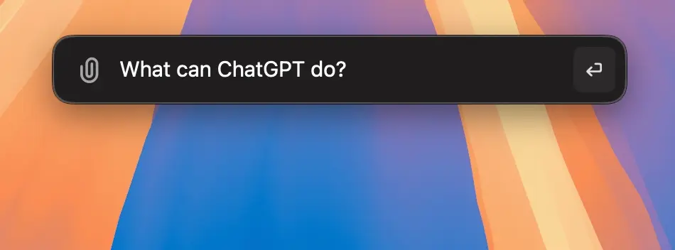 Truy cập nhanh ChatGPT trên Mac