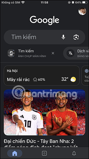Ẩn Gemini trong Google Search