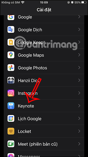 Keynote iPhone