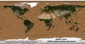 Nếu hút hết nước khỏi biển, Trái Đất sẽ trông như thế nào?