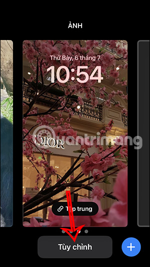 Chỉnh màn hình khóa iPhone
