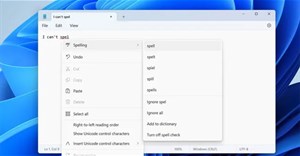 Notepad thêm tính năng kiểm tra chính tả sau 40 năm ra mắt