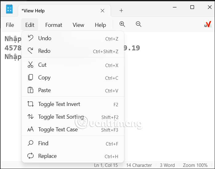 Notepad Math convert