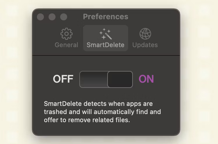 Chuyển sang SmartDelete