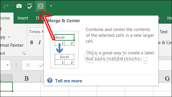 Thêm lệnh vào Quick Access Excel 