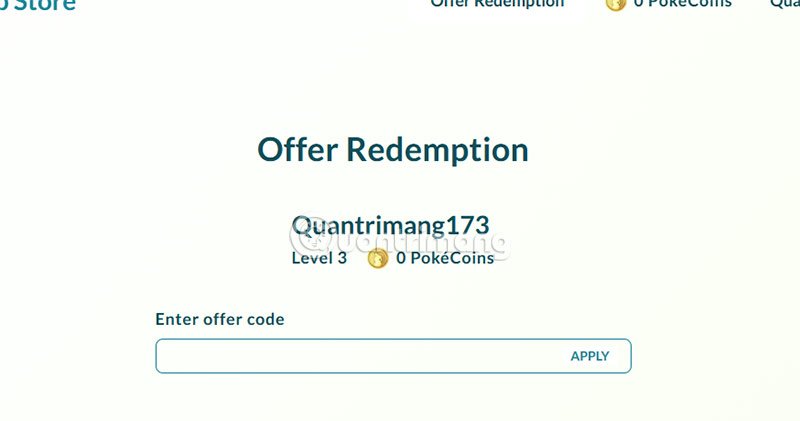 giftcode pokemon go