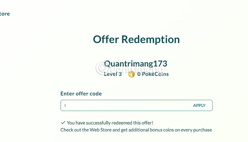 pokemon go code
