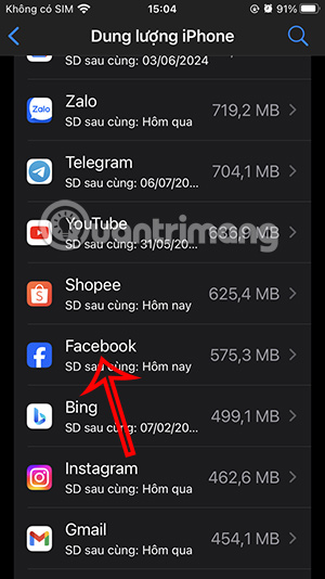 Ứng dụng Facebook