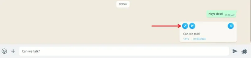 Tin nhắn đang chờ xử lý trên WhatsApp Web