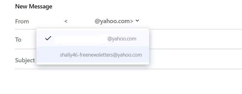 Thanh địa chỉ trong Yahoo Mail