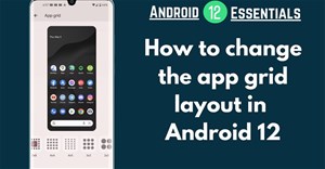 Cách đổi kiểu sắp xếp ứng dụng trên Android 12