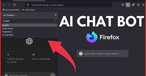 Cách dùng chatbot AI trên Firefox ở thanh bên