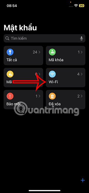 Úng dụng Mật khẩu trên iOS 18