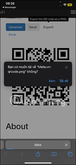 Tải mã QR WiFi