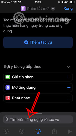 Tìm tác vụ 