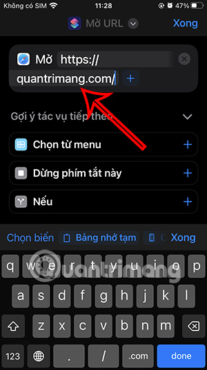 Trang web đưa ra màn hình iPhone 