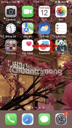 Phím tắt truy cập trang web trên iPhone