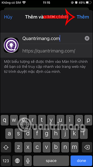 Chỉnh trang web đưa ra màn hình iPhone 