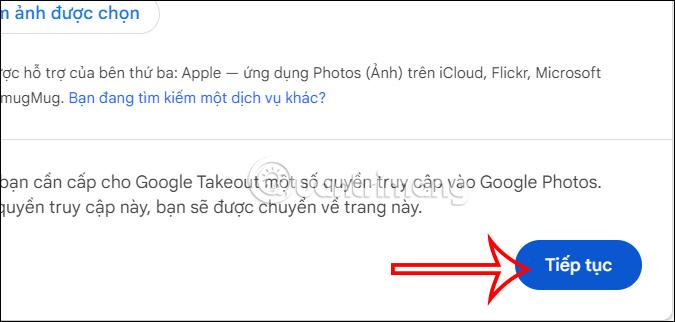 Chuyển ảnh từ Google Photos sang iCloud Photos