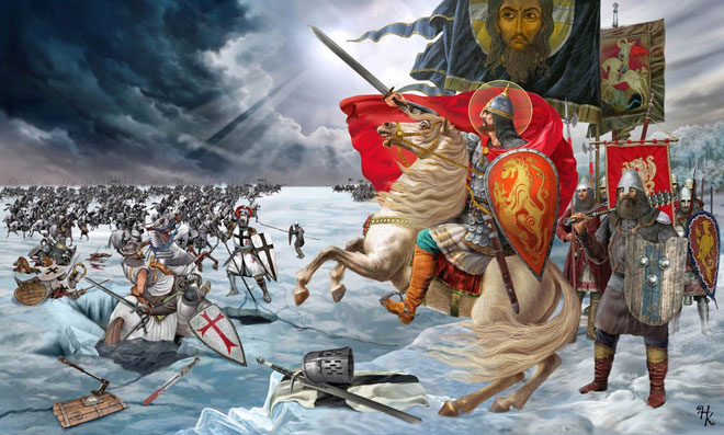 Bẫy băng trên hồ Chudskoe​