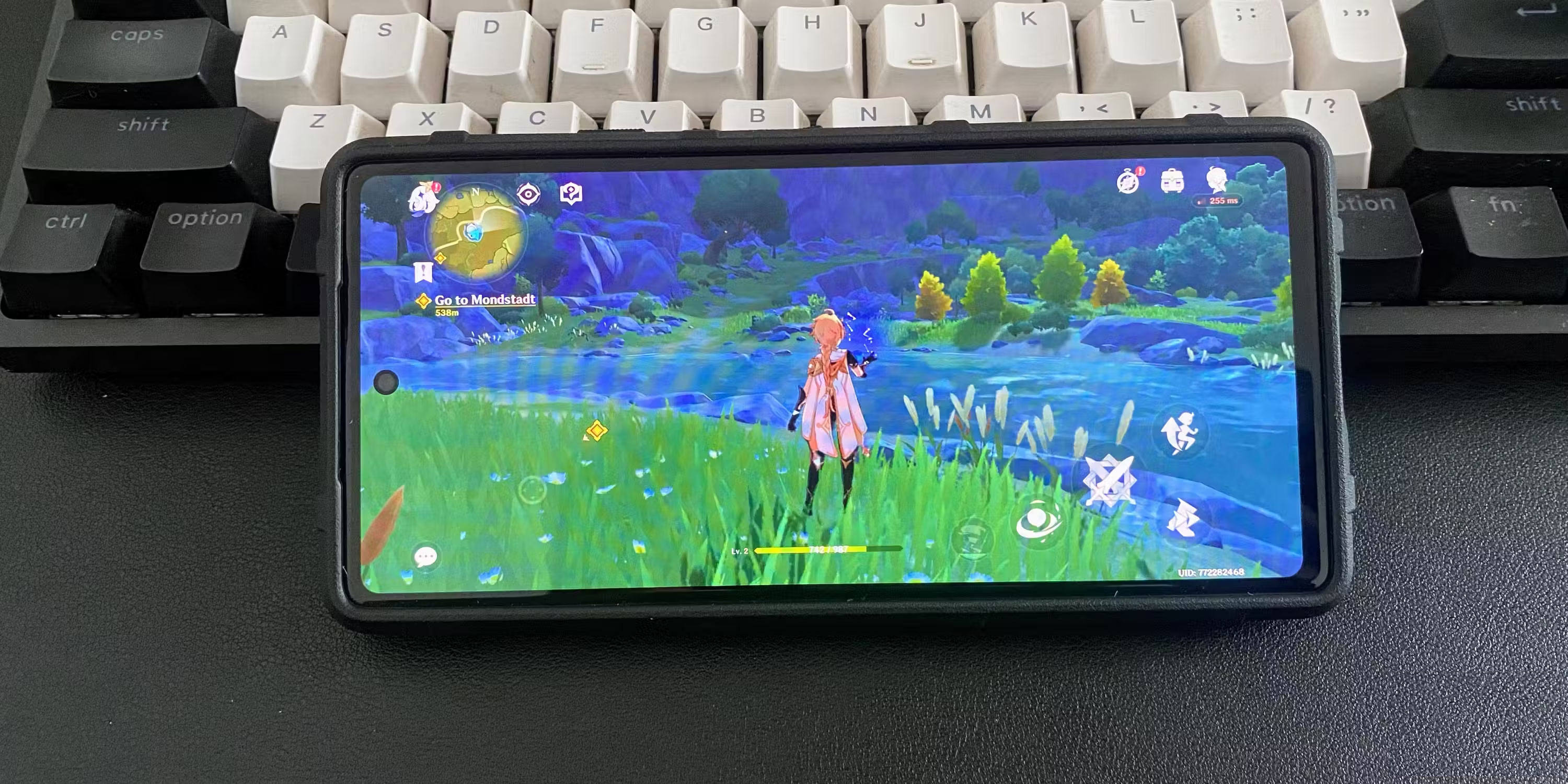 Chơi game Genshin Impact RPG trên điện thoại Android