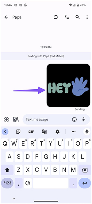 Sticker đã gửi