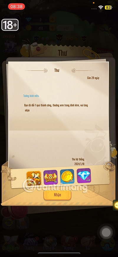 giftcode kiến vương 3q mới