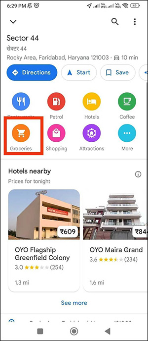 Tìm cửa hàng tạp hóa gần đây
