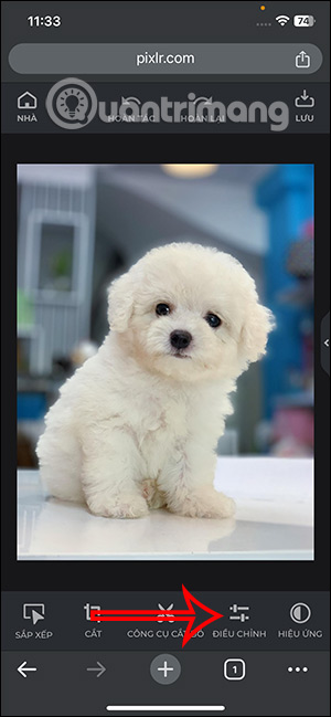Điều chỉnh ảnh