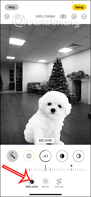 Chỉnh độ chói cho ảnh