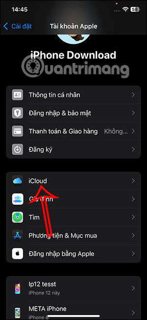 iCloud iPhone