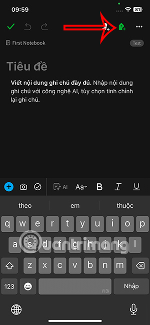 Tag thẻ phân loại ghi chú