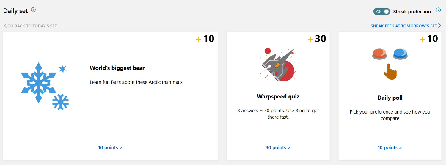 Microsoft Daily Set