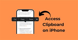 Hướng dẫn truy cập clipboard trên iPhone